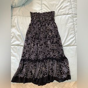 Cool Change Smocked Beach Coverup